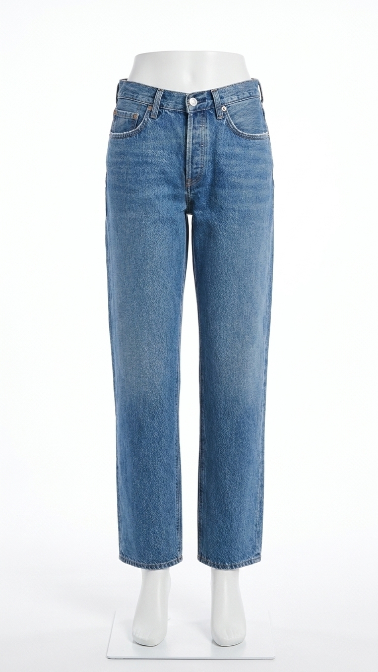 NEW AGOLDE v-waist baggy jeans in cascade